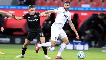 Florian Wirtz und Daniel Caligiuri Leverkusen gegen Augsburg