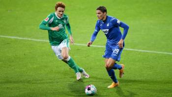 Josh Sargent und Robert Skov Bremen gegen Hoffenheim