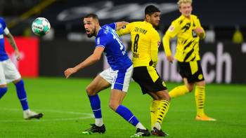 Nabil Bentaleb und Mahmoud Dahoud Dortmund gegen Schalke
