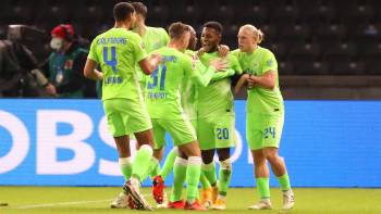 Wolfsburg - Hertha BSC; Ridle Baku erstes Tor für die Wölfe