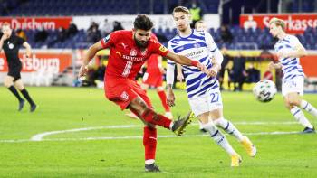 MSV Duisburg gegen Hallescher FC; Hinspiel (0:0); Antonios Papadopoulos, Nico Bretschneider