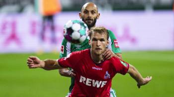 Werder Bremen gegen 1 FC Köln; Hinspiel; Ömer Toprak, Sebastian Andersson