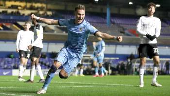 Coventry City gegen Rotherham United; Hinspiel (3:1); Leo Østigard