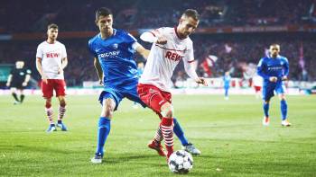 1. FC Köln gegen VFL Bochum (2:3); Anthony Losilla und Dominick Drexler