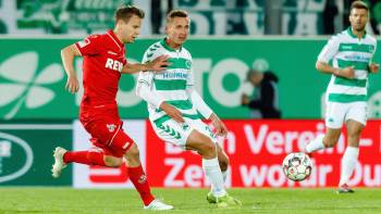 Greuther Fürth gegen 1 FC Köln; 2. Bundesliga (0:4); Louis Schaub und Paul Seguin