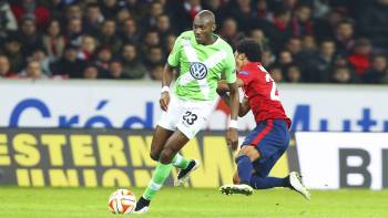 OSC Lille gegen VFL Wolfsburg (0:3); Europa League; Joshua Guilavogui und Ryan Mendes