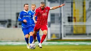 Türkgücü´München gegen 1. FC Magdeburg (2:1); Nico Granatowski und Sercan Sararer
