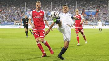 Bochum gegen Union Berlin; Marvin Friedrich und Anthony Losilla; 2. Bundesliga; 19.05.2019
